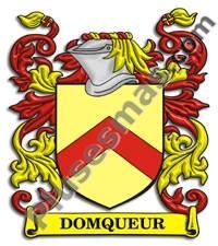 Escudo del apellido Domqueur