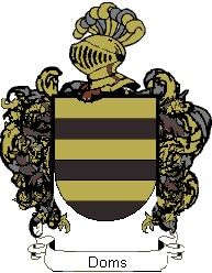 Escudo del apellido Doms