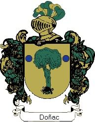 Escudo del apellido Doñac