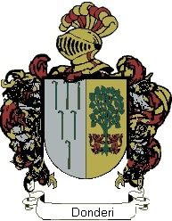 Escudo del apellido Donderi