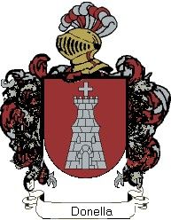 Escudo del apellido Donella