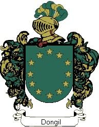 Escudo del apellido Dongil