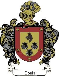 Escudo del apellido Donis