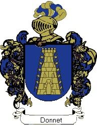 Escudo del apellido Donnet