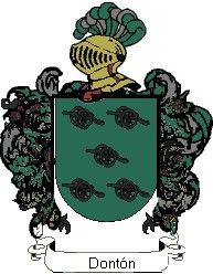 Escudo del apellido Dontón