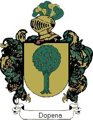 Escudo del apellido Dopena