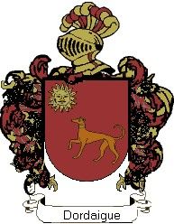 Escudo del apellido Dordaigue