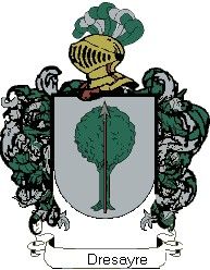 Escudo del apellido Dresayre