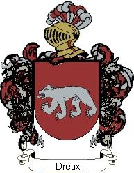 Escudo del apellido Dreux