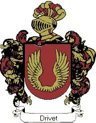 Escudo del apellido Drivet