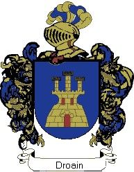 Escudo del apellido Droain