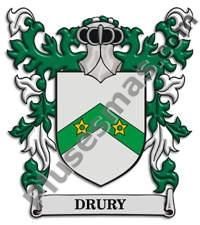 Escudo del apellido Drury