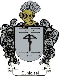 Escudo del apellido Dublaisel