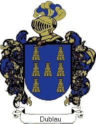 Escudo del apellido Dublau