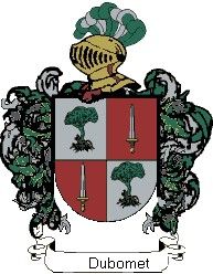 Escudo del apellido Dubomet