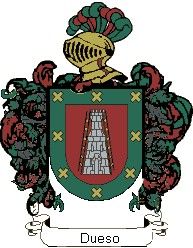 Escudo del apellido Dueso