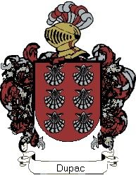 Escudo del apellido Dupac