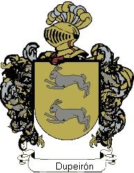 Escudo del apellido Dupeirón