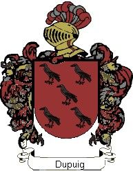 Escudo del apellido Dupuig