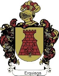 Escudo del apellido Erquiaga