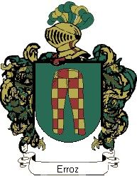 Escudo del apellido Erroz