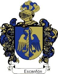 Escudo del apellido Escanñón