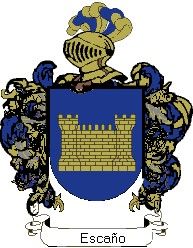 Escudo del apellido Escaño