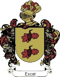 Escudo del apellido Escat