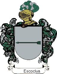 Escudo del apellido Escoclua