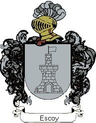 Escudo del apellido Escoy