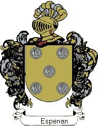 Escudo del apellido Espenan