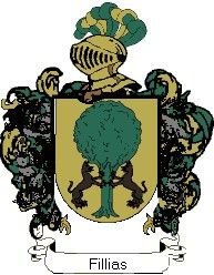 Escudo del apellido Fillias