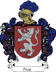 Escudo del apellido Five