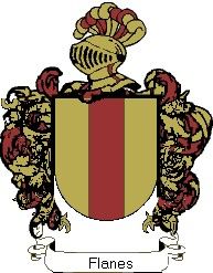 Escudo del apellido Flanes