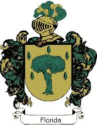 Escudo del apellido Florida