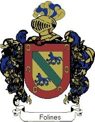 Escudo del apellido Folines