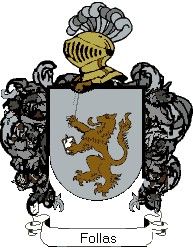 Escudo del apellido Follas