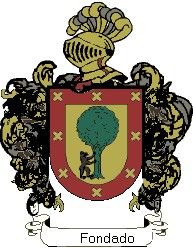 Escudo del apellido Fondado