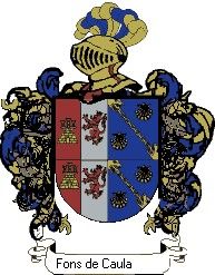 Escudo del apellido Fons de caula