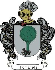 Escudo del apellido Fontanells