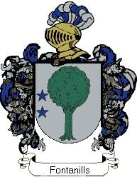 Escudo del apellido Fontanills