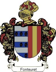 Escudo del apellido Fontauret