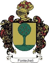 Escudo del apellido Fontecheli