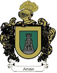 Escudo del apellido Amain