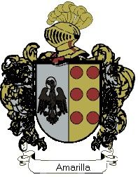 Escudo del apellido Amarilla