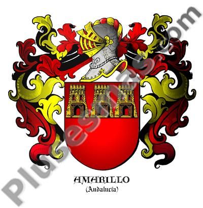 Escudo del apellido Amarillo