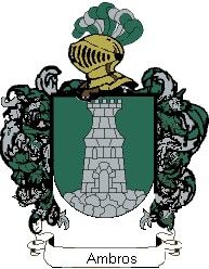 Escudo del apellido Ambros