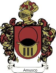 Escudo del apellido Amusco