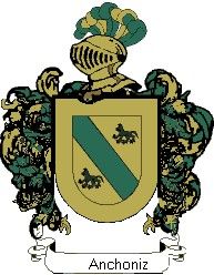 Escudo del apellido Anchoniz