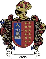 Escudo del apellido Anda